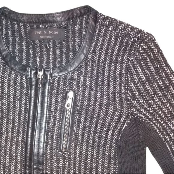 Rag & Bone Zip Up Sweater Jacket - Picture 7 of 16